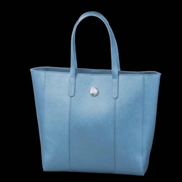 Joy Mangano Handbags - NWOT- funky fun large Joy Mangano blue tote